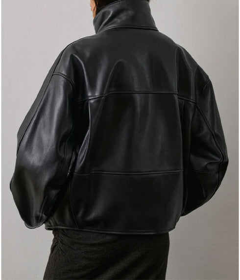 Gamma Leather Jacket - Black